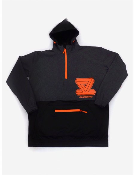 SLIDEWAYZ SQUAD HOODIE BLACK/GREY LTD EDITION