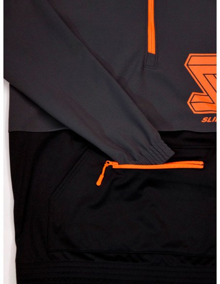 SLIDEWAYZ SQUAD HOODIE BLACK/GREY LTD EDITION