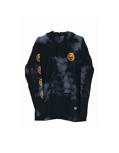 SLIDEWAYZ TIE DYE  YIN YAN GRIS-NEGRO