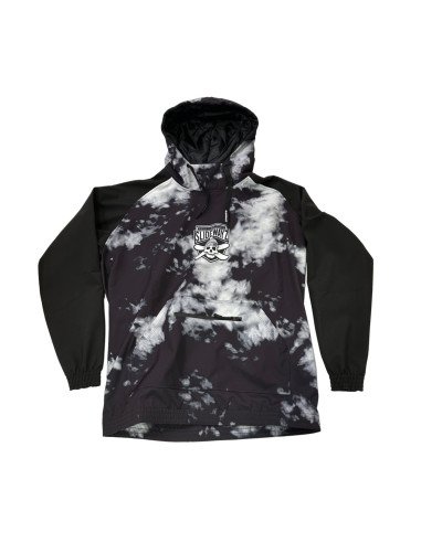 SLIDEWAYZ TIE DYE  YIN YAN GRIS-NEGRO