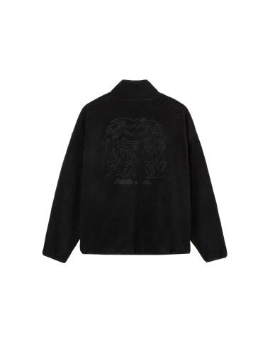 FUNKY GROG HALF ZIP FLEECE BLACK