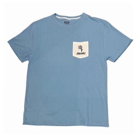 SLIDEWAYZ T-SHIRT POCKET BLUE