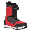 BURTON HIGHSHOT STEP ON 2027 GERANIUM RED GRID/BLACK