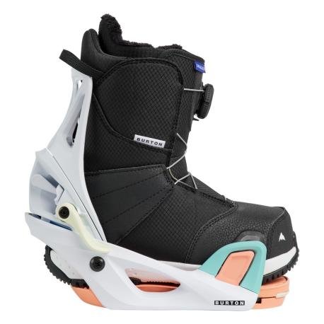 BURTON KIDS' STEP ON SMALLS 2027 WHITE/MULTI